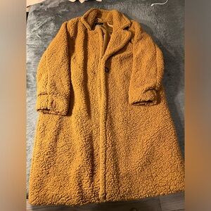 Fluffy Trench Coat